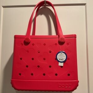 NWT Baby BOGG Red Conversation Hearts Valentine’s Day Medium Tote